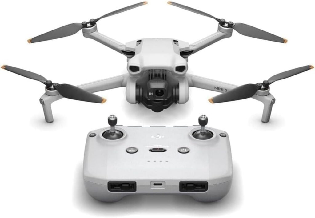 DJI Mini – Lightweight 3x Mechanical Gimbal Mini Camera Drone with 4K HDR Video, 38-min Flight Time, up to 32800ft (10km) Video Transmission, True Vertical Shooting, GPS Auto Return Integrated