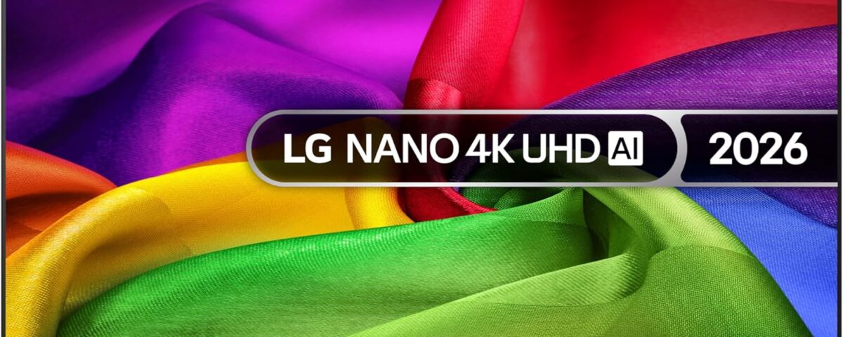LG 75NU800B6LA Nano UHD AI NU80 4K Smart TV, α7 Processor Gen9, 60Hz, HDR10, Filmmaker Mode™, Google Cast, Apple AirPlay 2, Model Year 2026